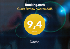 Dacha - Booking Guest Review Awards 2018